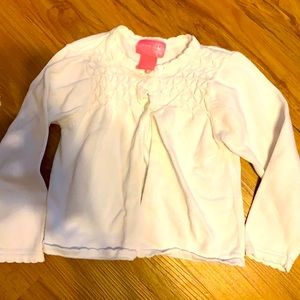 Girls White Sweater